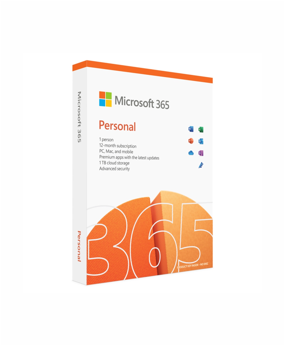 Microsoft 365 Personal - Subscription license (1 year) - 1 person ...