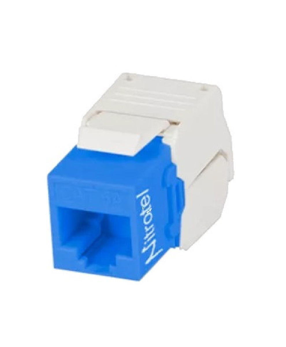 Nitrotel Cat6A Blue RJ45